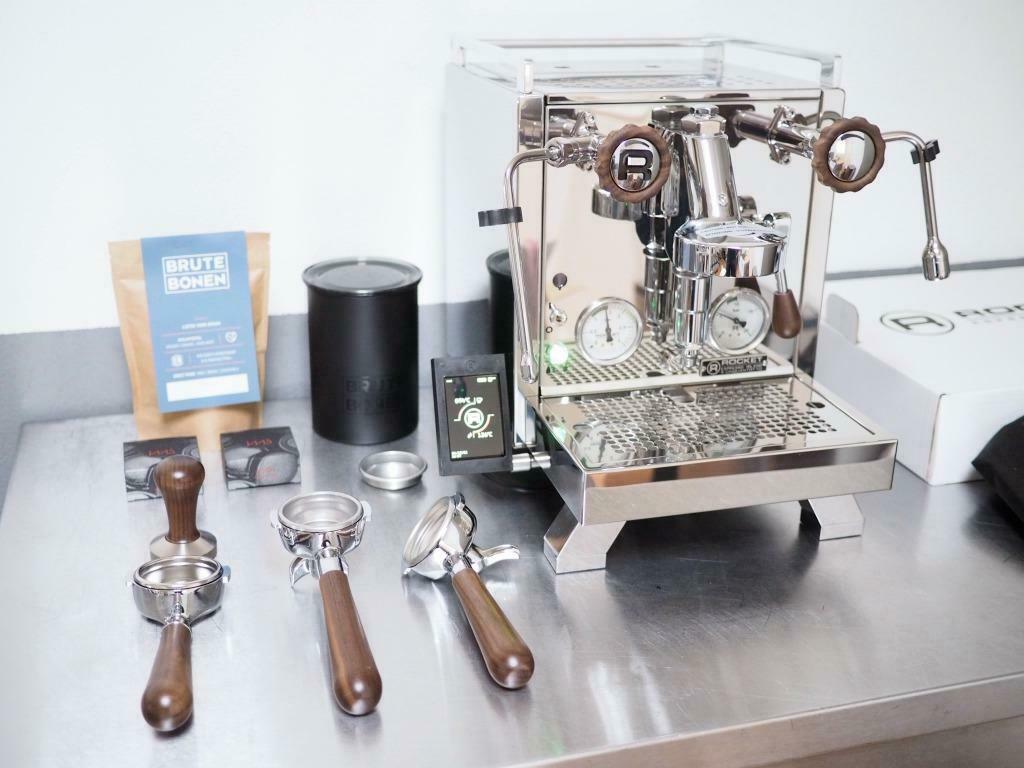 Rocket R58 Cinquantotto V3 Dubbelboiler PID nieuw, Witgoed en Apparatuur, Koffiezetapparaten, Nieuw, Gemalen koffie, Koffiebonen