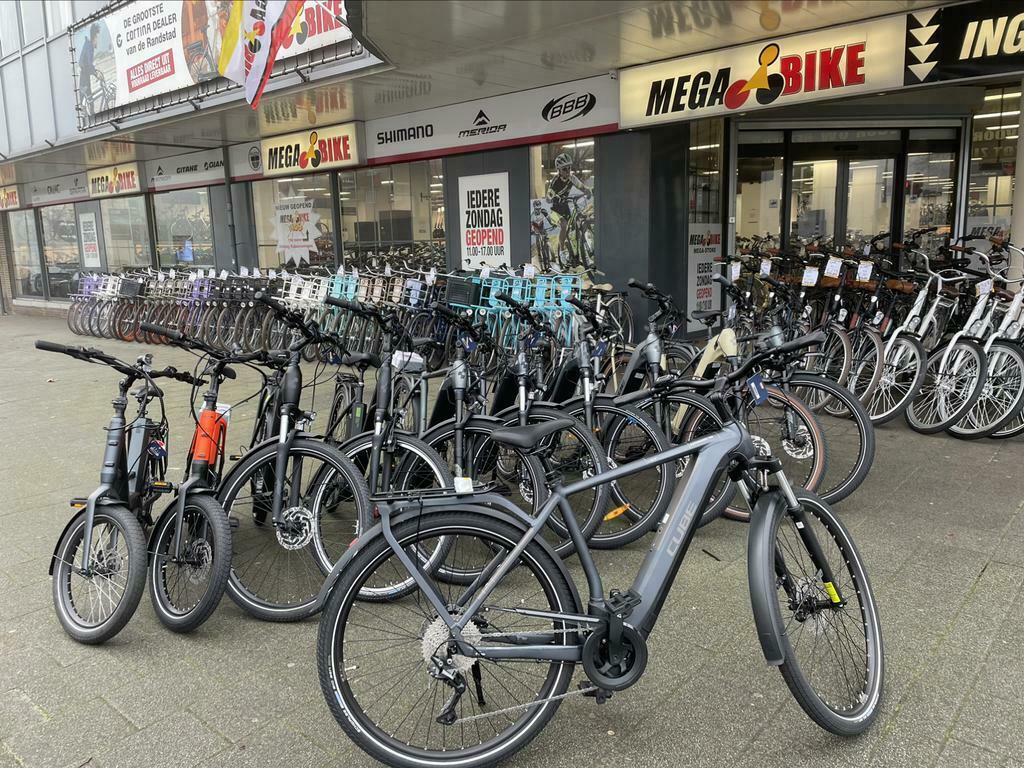 CUBE fietsen bij Mega Bike 1000 stuks op voorraad, Ophalen of Verzenden, Nieuw, 50 km per accu of meer, Overige merken