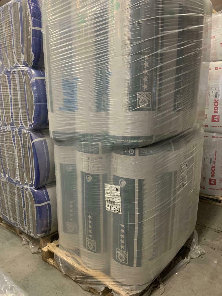 Knauf Naturoll 032 - Diverse diktes - Scherp geprijsd!, Dakisolatie, Nieuw, Ophalen of Verzenden, 15 m² of meer