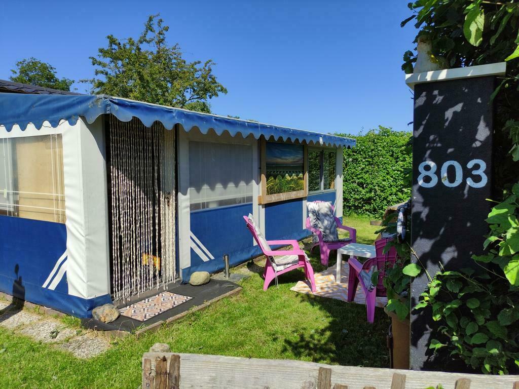 Stacaravan "de Krim" Texel te huur HEMELVAART EN PINKSTEREN