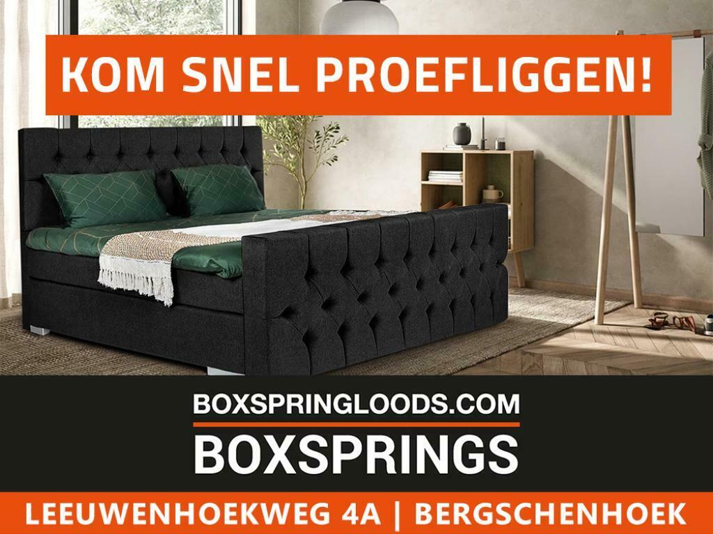 Boxspring |90x200| 120x200| 140x200 160 180 x 2, Huis en Inrichting, Crème, 90 cm, Ophalen of Verzenden, 200 cm