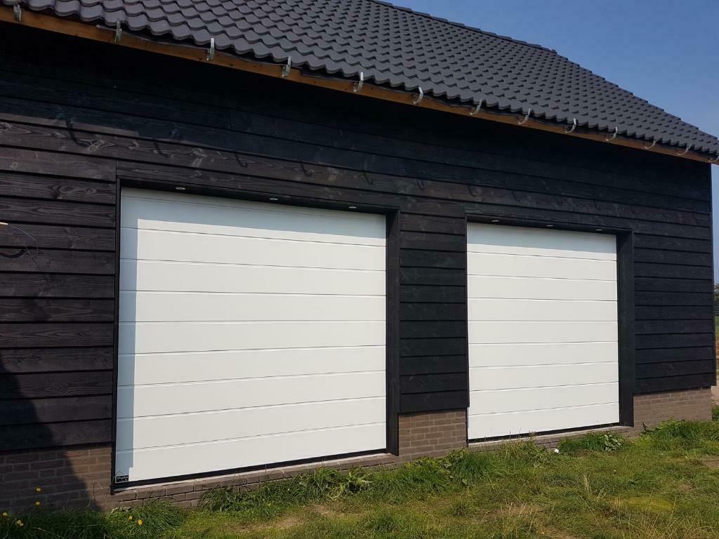 garagedeur met motor en montage heel NL hoogste isolatie!, Doe-het-zelf en Verbouw, Deuren en Horren, Nieuw, Garagedeur, Glas
