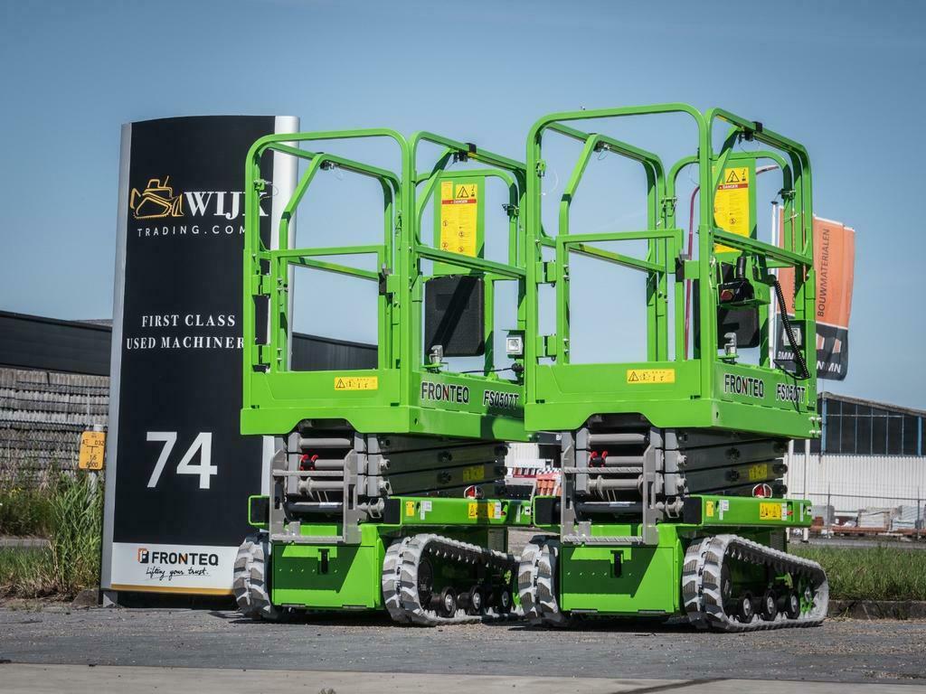 Fronteq 6.70 werkh Rups schaarhoogwerker /rupshoogwerker, Ophalen