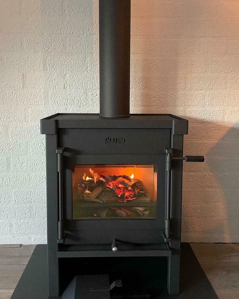 Houtkachel Jacobus jubileum actie, Ophalen of Verzenden, Vrijstaand, Hout, Nieuw