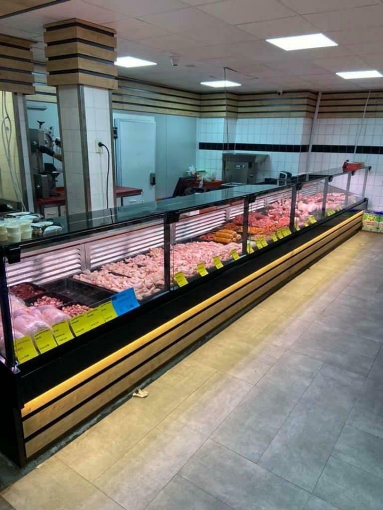 Slagerij Vlees Vitrine Plaatkoeling Toonbank, Zakelijke goederen, Horeca | Meubilair en Inrichting, Ophalen of Verzenden, Nieuw in verpakking
