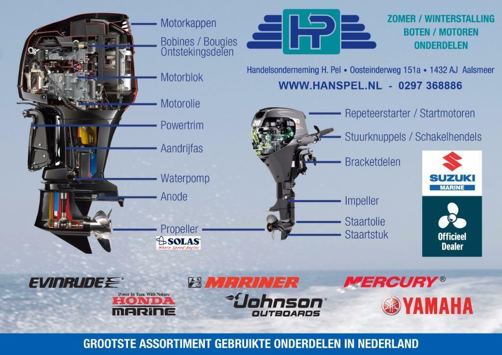 Nieuwe en gebruikte buitenboordmotor onderdelen, Ophalen, Viertaktmotor, Zo goed als nieuw, 30 pk of meer