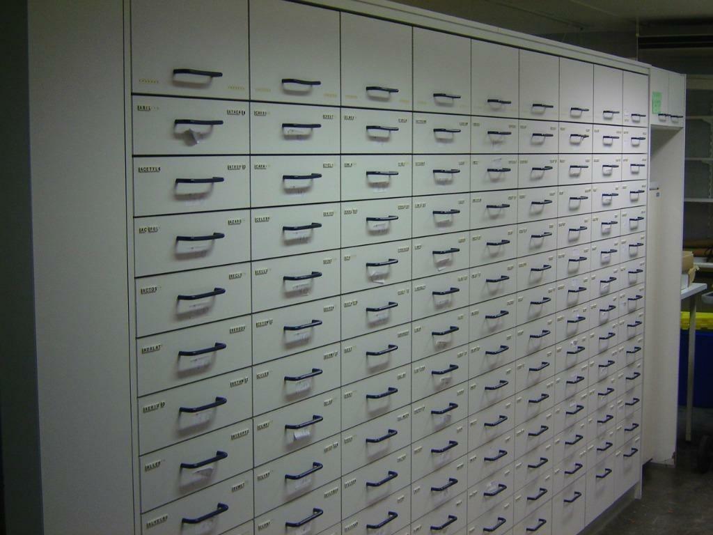 Apotheek laden kast met 8 zuilen/120 laden REFURBISHED, Archief en Opbergen, Ophalen of Verzenden, Gebruikt, Kast