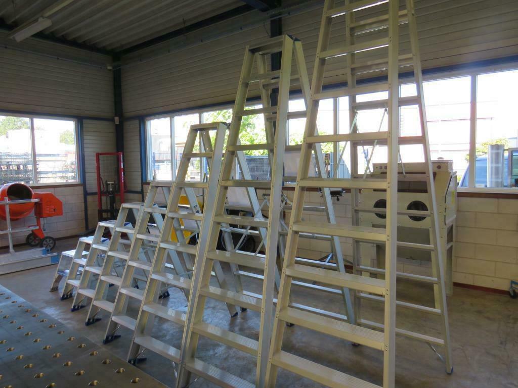 trap trappen dubbel beloopbaar met beugel diverse soorten, Ophalen, Trap, Maxall.nl, Nieuw