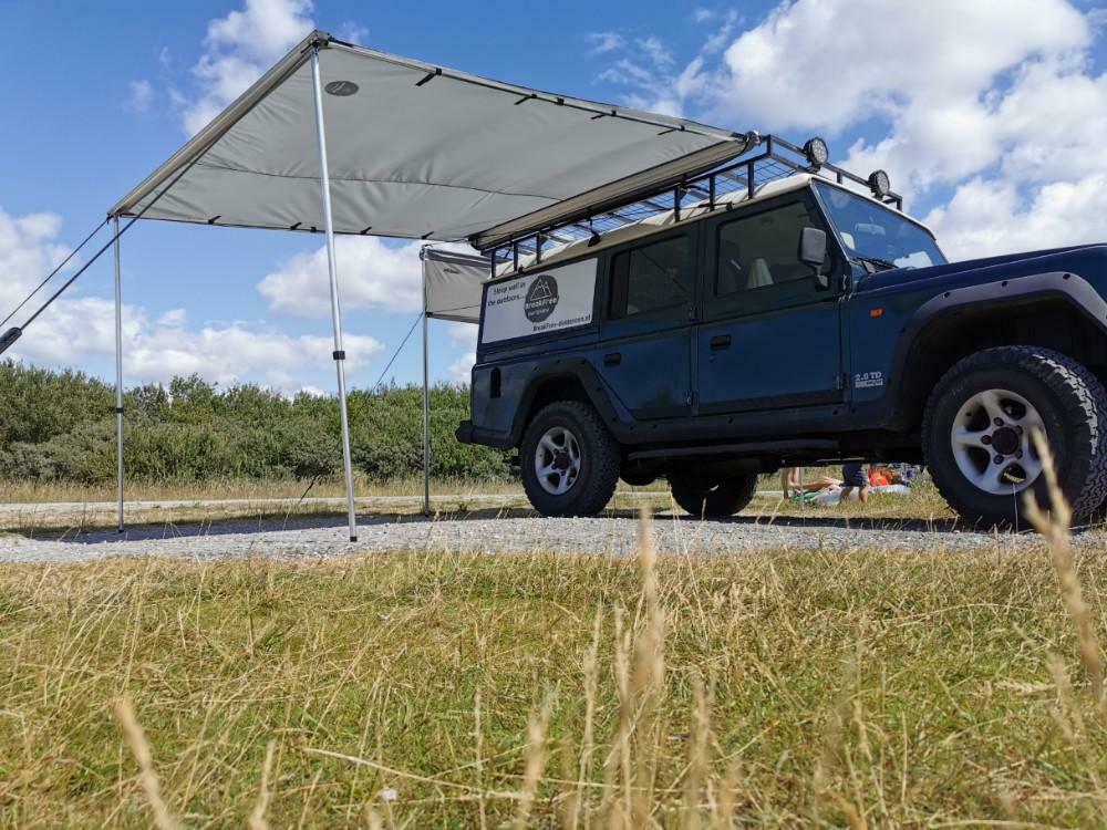 Luifel 2x2. 2,5x2,5 of 3x3 meter. Kleur grijs, Ophalen of Verzenden