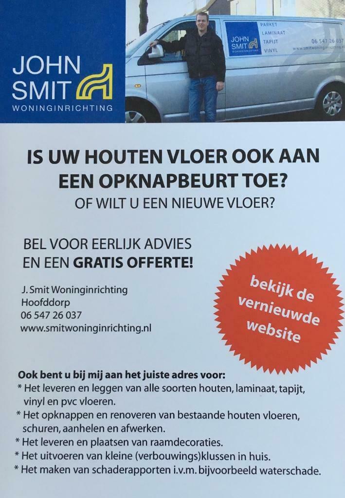 J. Smit Woninginrichting, Garantie, Laminaat of Parket