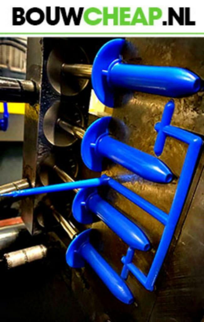 DAKSCHROEVEN MET KUNSTSTOFTULES BLAUW., Ophalen of Verzenden, Nieuw, Hardschuim (Pir), Dakisolatie