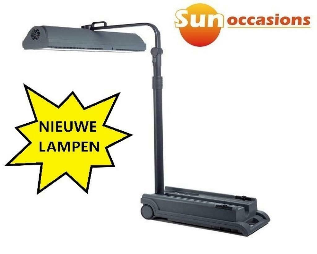 Philips HB 811 met NIEUWE lampen +Garantie + GRATIS bezorgen, Ophalen of Verzenden, Zo goed als nieuw, Zonnebank enkelzijdig, Minder dan 10 lampen