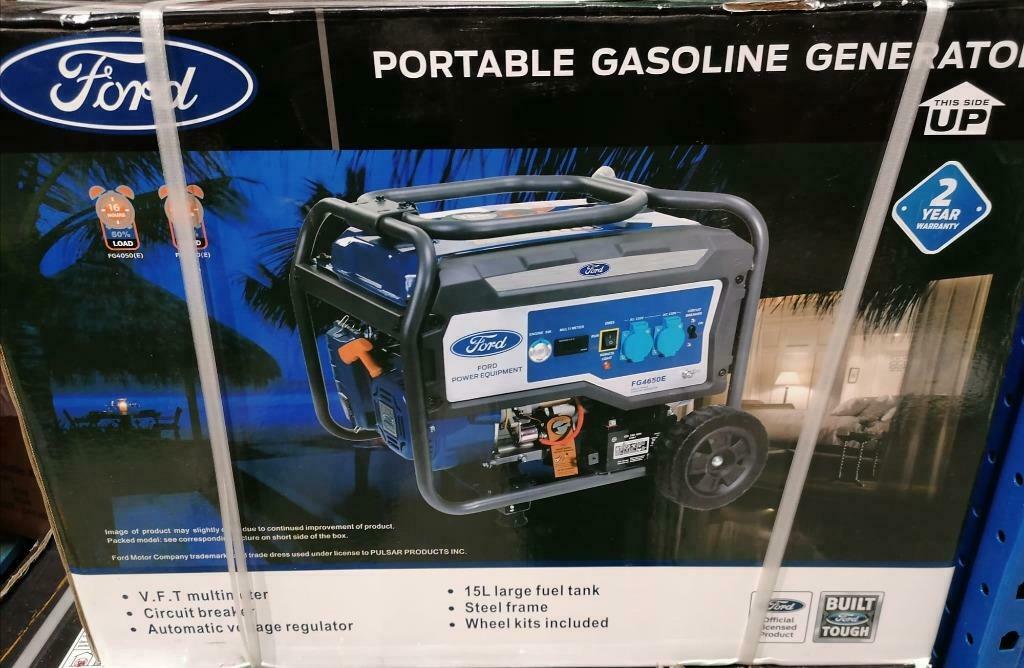 FORD GENERATOR FG4050, Benzine, Nieuw, Ophalen of Verzenden, Geluidgedempt
