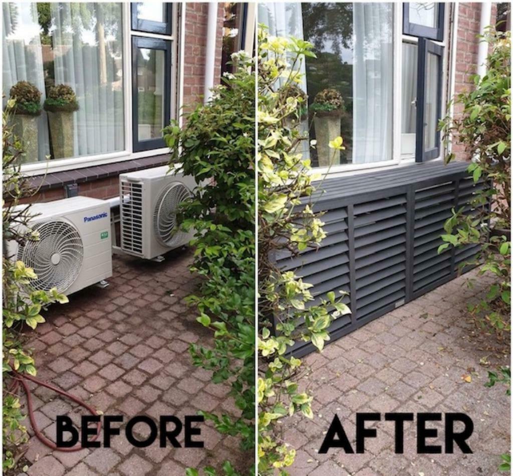 Airco buitenunit Metosi ombouw cover van Composiet duurzaam!, Witgoed en Apparatuur, Koelen en Ontvochtigen, Timer, Nieuw, 3 snelheden of meer