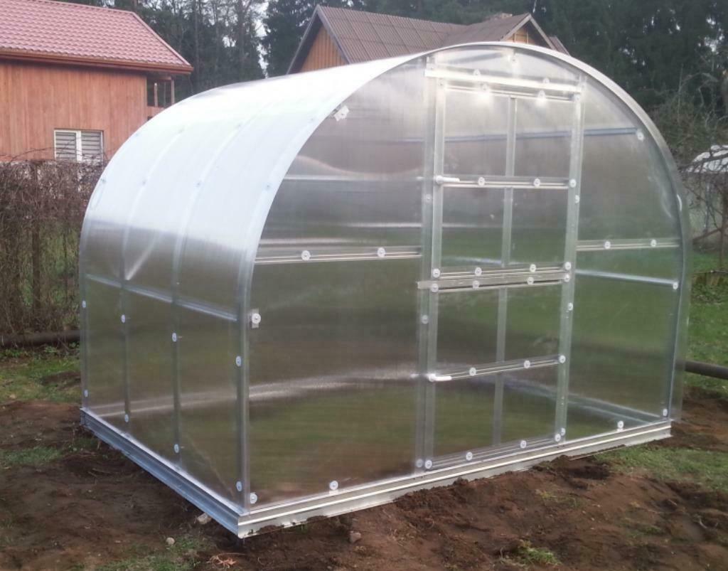Tunnelkas Hortensia 3x4m (12m²) 4/6mm polyplaten broeikas