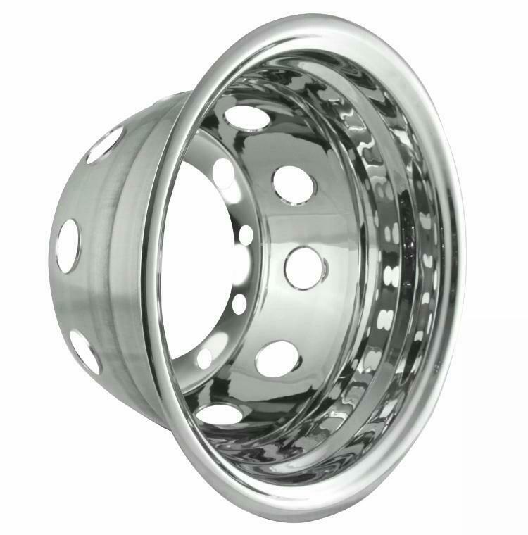 Rvs wielschaal 22,5inch voor de 7,5J - 8,25J of 9J trekas, Auto-onderdelen, Vrachtwagen-onderdelen, Ophalen of Verzenden, Nieuw