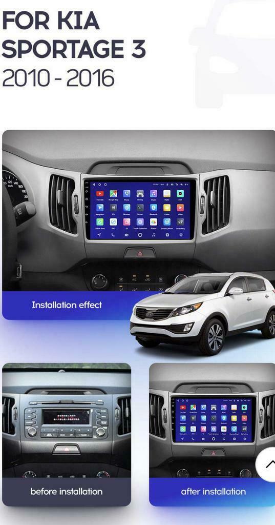 navigatie carplay KIA Sportage/RIO hyundai, Auto diversen, Autonavigatie, Nieuw