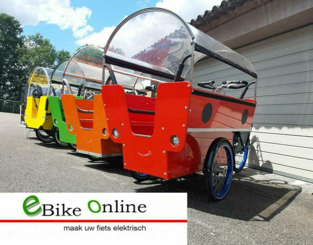 Verhuur lease elektrische de redding KDV BSO bakfietsen 6 8