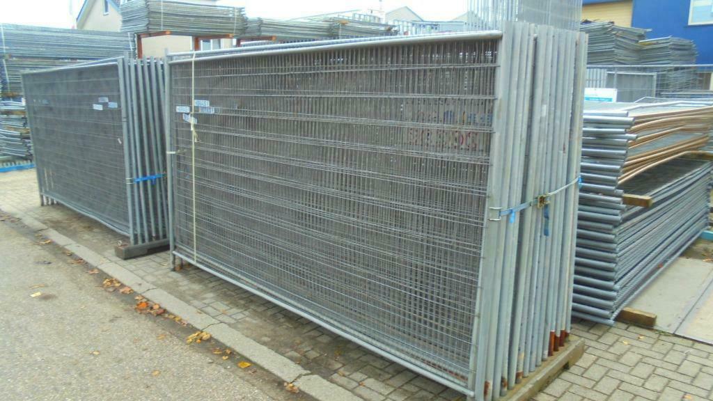 28 Heras M500 fijnmazige bouwhekken, Doe-het-zelf en Verbouw, Overige Doe-het-zelf en Verbouw, Gebruikt, Ophalen