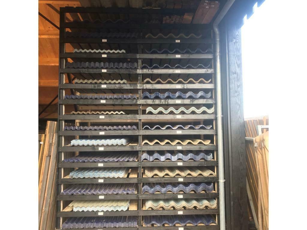 Golfplaten, lichtdoorlatende pvc of polyester golfplaten!, Ophalen, Kunststof, Zwart, Nieuw