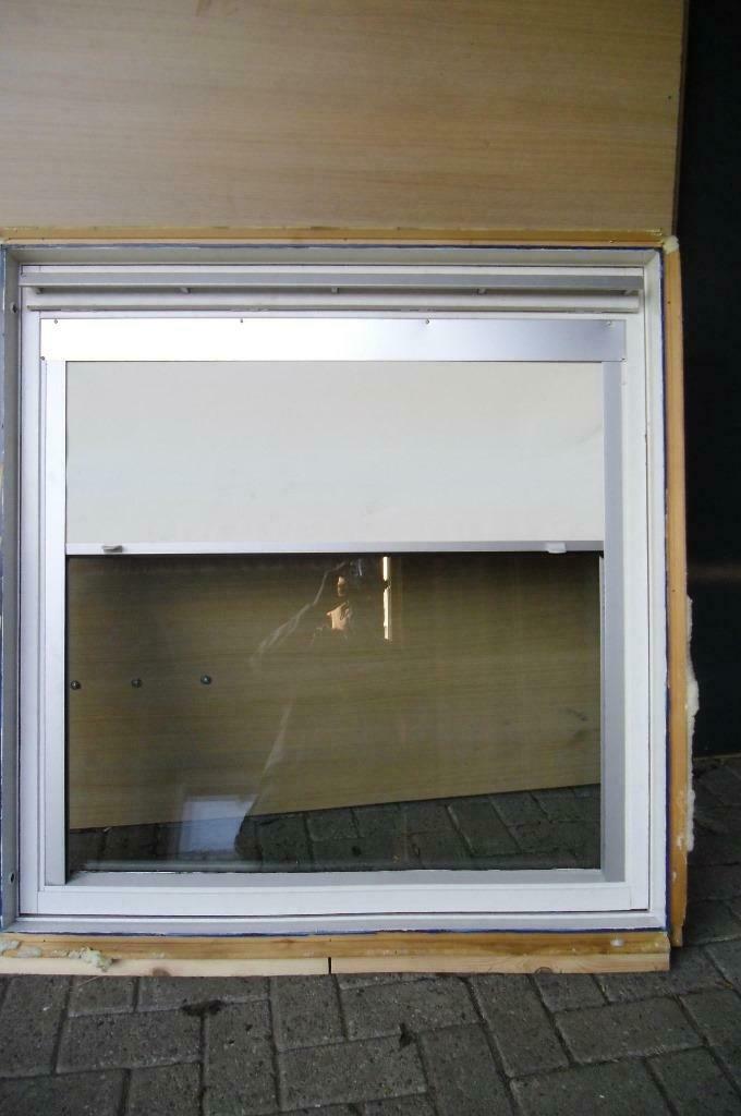 Dakraam Velux 114x118 cm (GGL 4 /606 / S06) met gootstuk!, Ophalen, Gebruikt, 80 tot 120 cm, 80 tot 120 cm