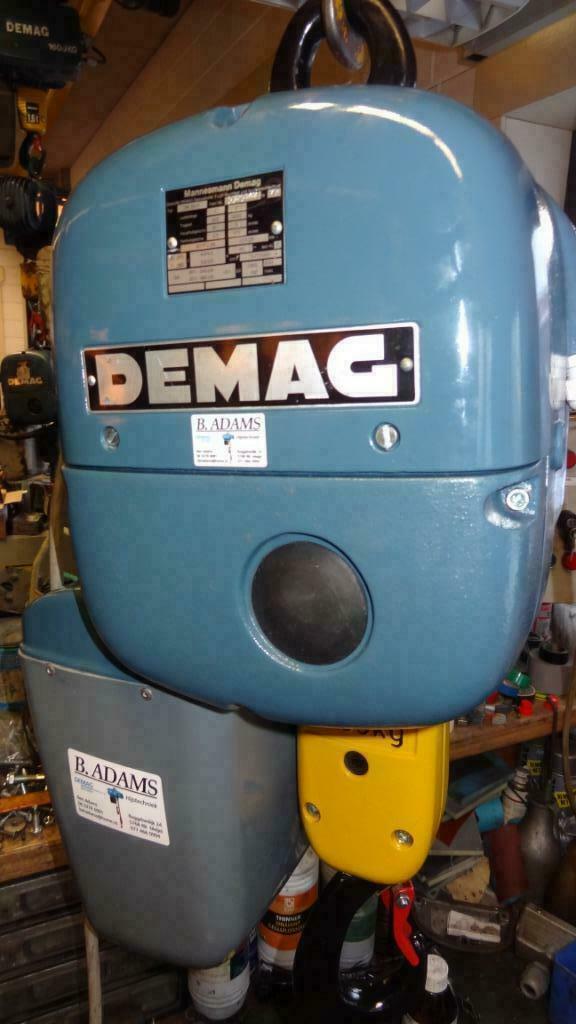 Demag kettingtakel 1000kg hijsvermogen, Ophalen, Zo goed als nieuw