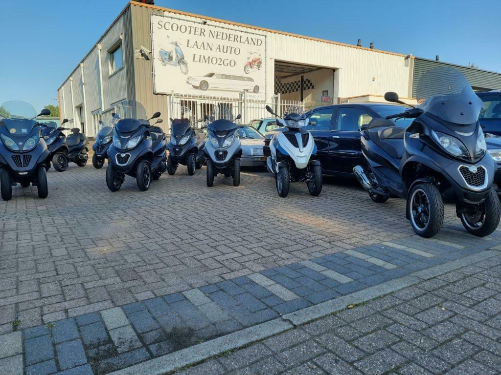 Groot aanbod PIAGGIO MP3 & Qooder vanaf €2850 autorijbewijs