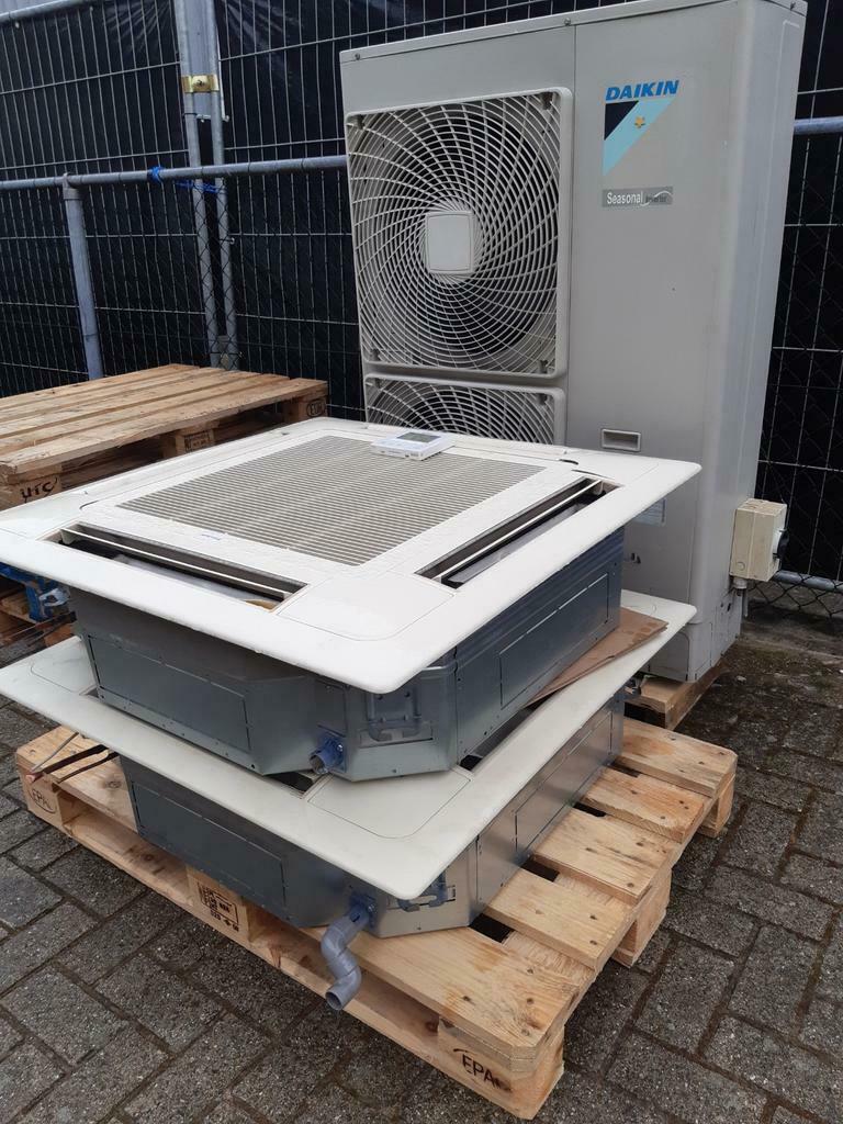 Daikin 14 kw warmtepomp inverter cassettes 2x, Ophalen of Verzenden, Gebruikt