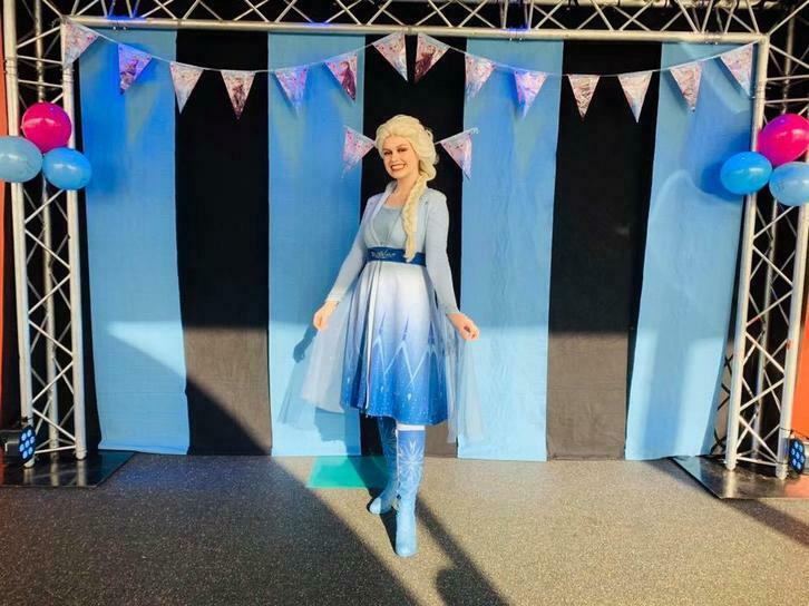 Prinses, schminkprinses, Elsa,mascotte, Schmink, suikerspin, Sportief of Actief