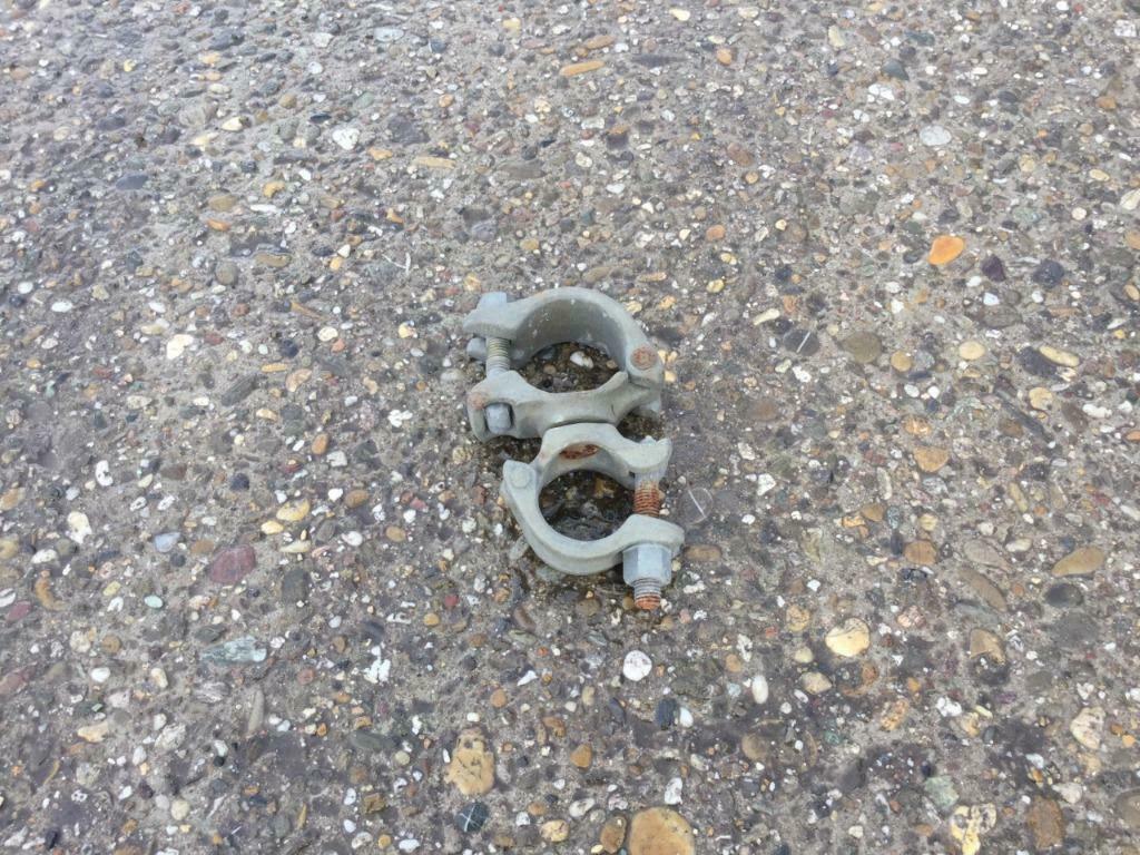 draaiklemmen, layher klemmen, klemmen, draaiklem, Ophalen of Verzenden, Gebruikt, Gevelsteiger