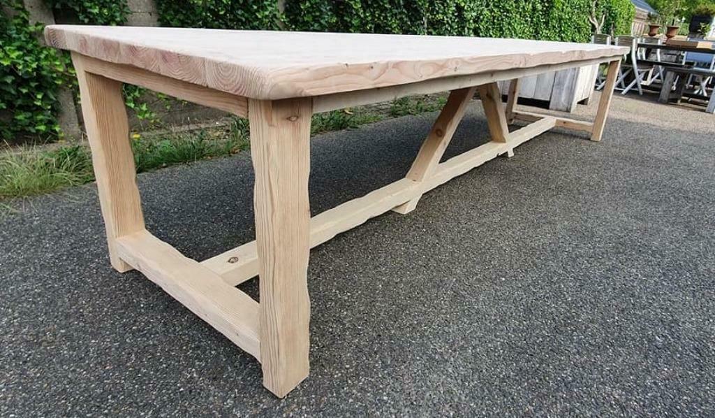 lange tafel 300 -320 - 340 - 360 - 370 - 400 - 450 - 500cm, 100 tot 150 cm, Nieuw, Ophalen of Verzenden, Vijf personen of meer