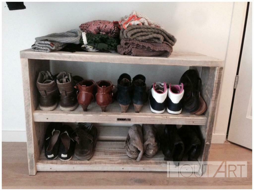 Schoenenrek NIEUW steigerhout, Info@hout-art.nl, Nieuw, Ophalen of Verzenden, Landelijk
