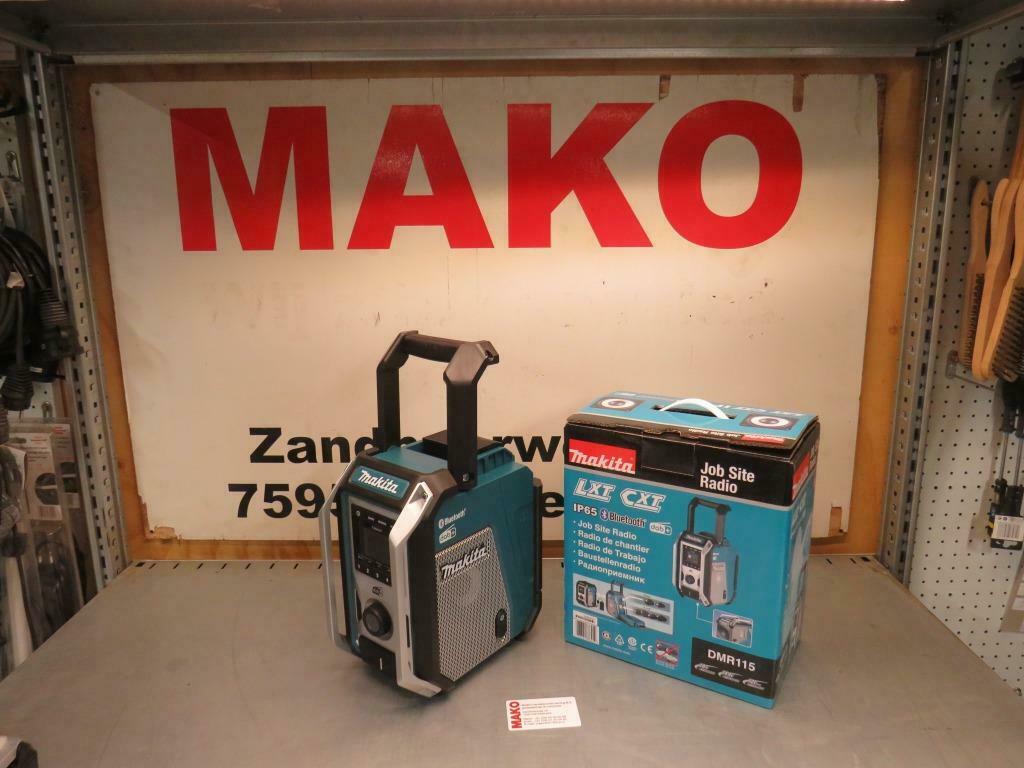 Makita DMR115 10,8-18V  accu bouwradio - DAB+ - bluetooth, Makita, Nieuw, Zandhaarweg, Ophalen of Verzenden
