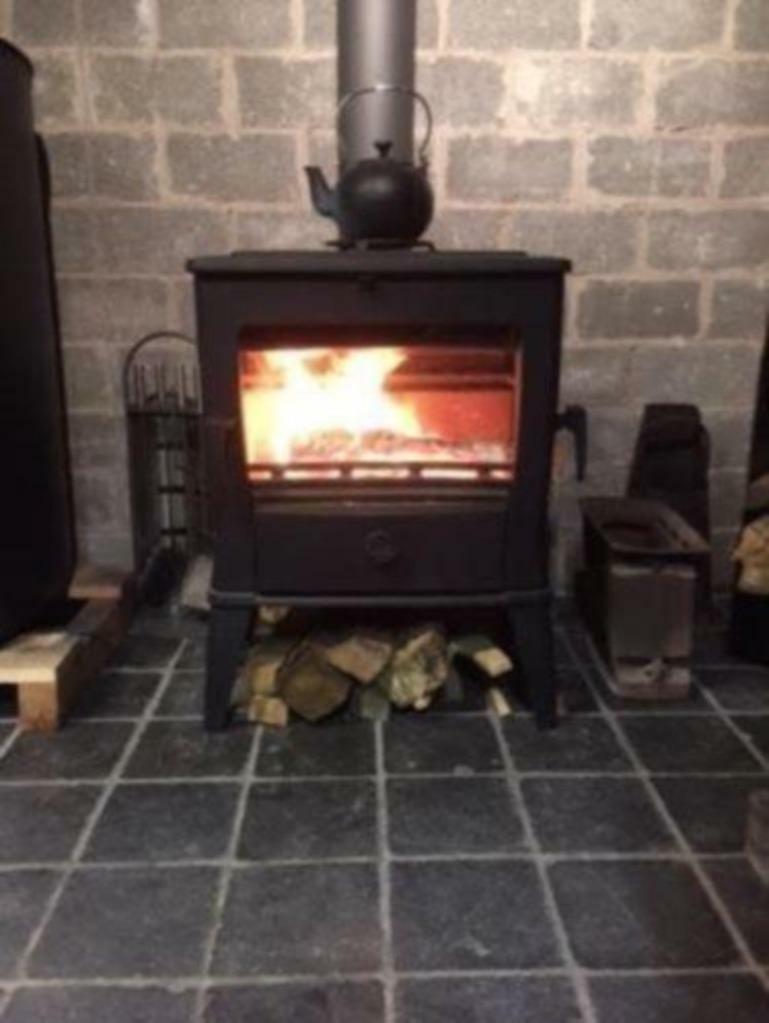 nieuw model selecta maxim 45 wood keuring 7 sterren, Nieuw, Hout, Vrijstaand