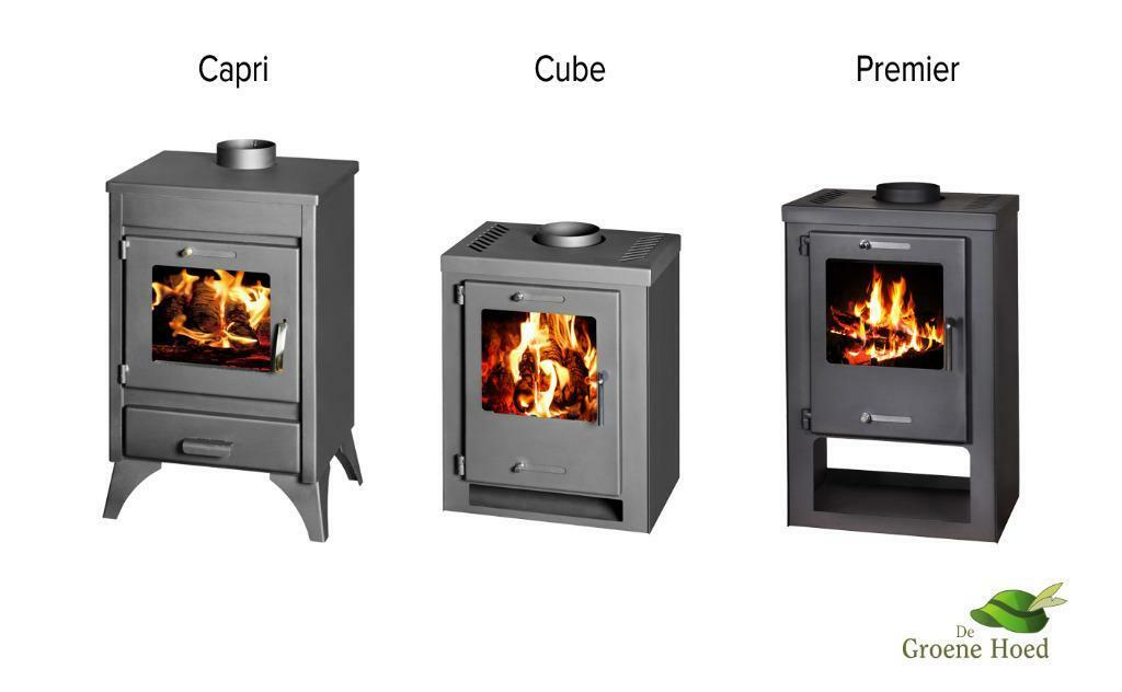 Compacte vrijstaande houtkachel vanaf €470,-, Ophalen of Verzenden, Vrijstaand, Hout, Nieuw