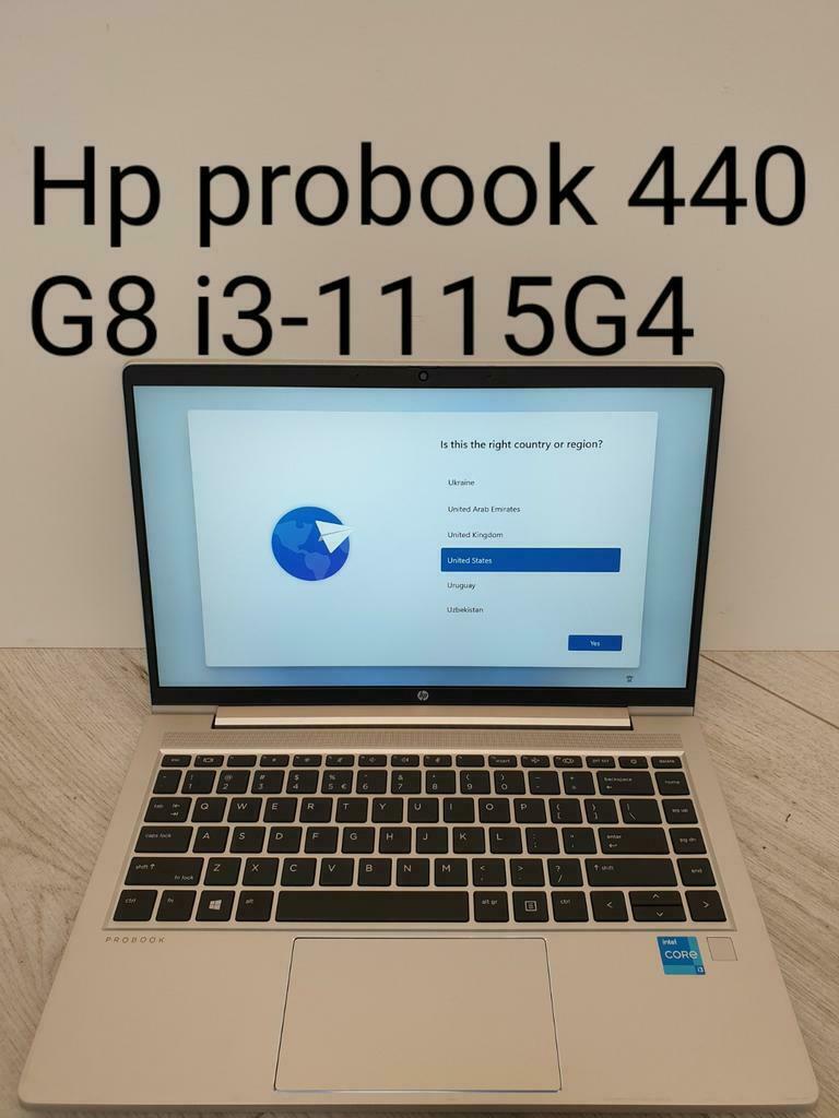 Nieuw: Hp probook 440 G8 i3-1115G4 8gb ram 128gb SSD 14 inch, Met videokaart, Qwerty, 8 GB, Nieuw