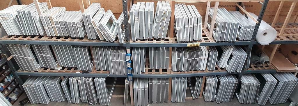 Kunststof kozijn 70x70 70x80 70x90 70x100 70x110 draaikiep, Ophalen, Minder dan 80 cm, Nieuw, Dubbelglas