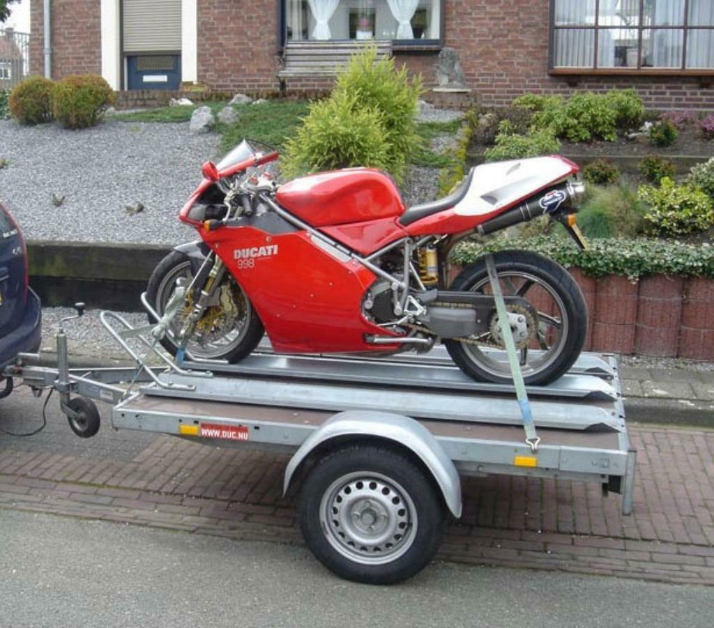 Motortrailer verhuur vanaf € 15,00 per dag, Diensten en Vakmensen, Verhuur | Auto en Motor, Aanhangwagen