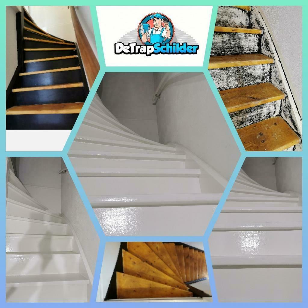 Trap schilderen voor €350 all incl./Trap lakken en renoveren, Diensten en Vakmensen, Schilders en Behangers, Garantie, Binnenschilderwerk