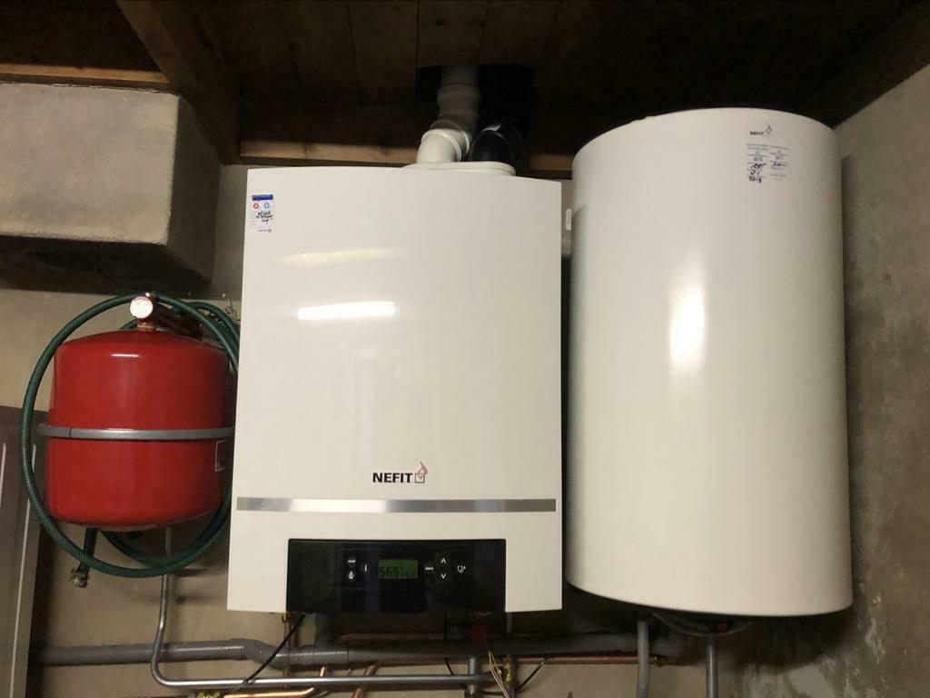 Te koop Nefit Topline hr30 en 120 45 kw boiler bouwjaar 2014, Ophalen, Zo goed als nieuw, Cv-ketel of Combi-ketel