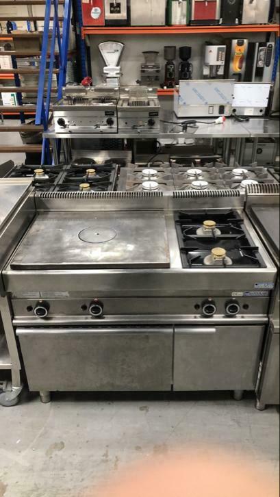 Professionele Horeca Gasfornuizen, Ophalen of Verzenden, Gebruikt, Fornuis, Frituur en Grillen