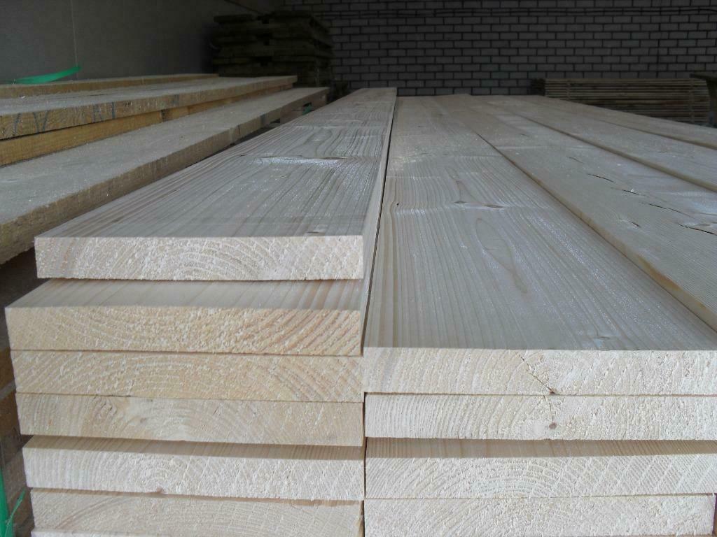 Gedroogde Steigerplanken in Vuren en Douglas, incl. BTW !!, 25 tot 50 mm, Nieuw, Ophalen of Verzenden, Plank