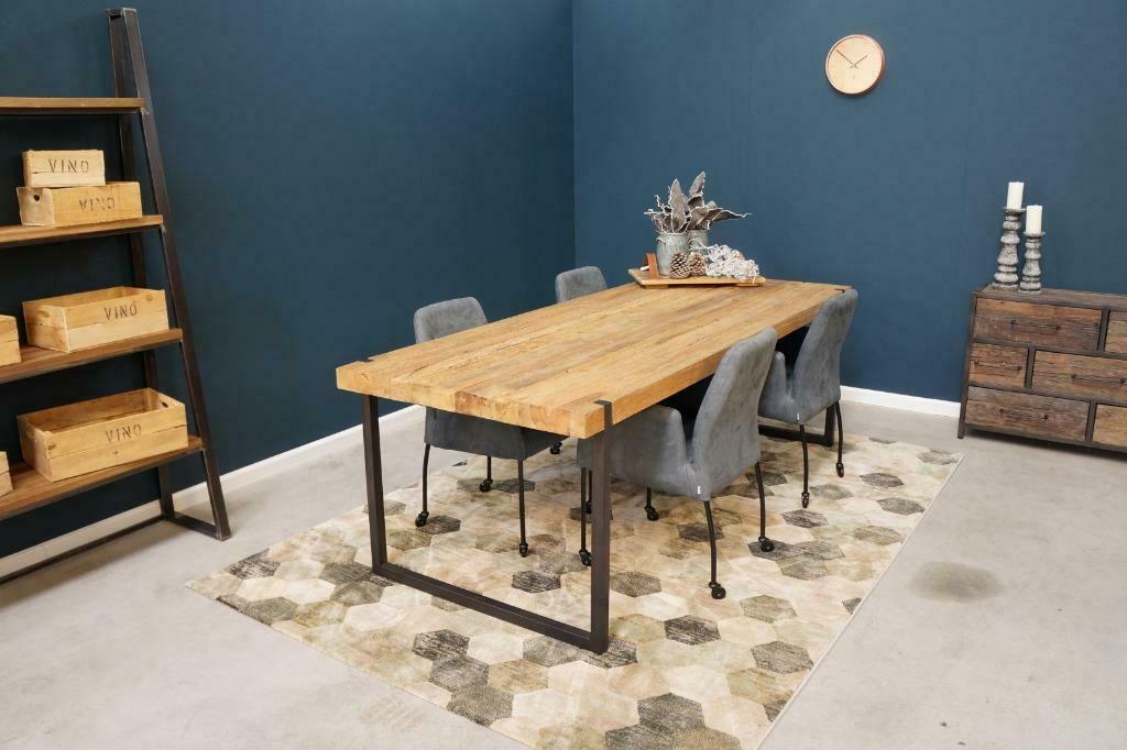 Robuuste tafels uit voorraad!, Vijf personen of meer, Overige houtsoorten, Rechthoekig, Nieuw