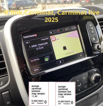 Renault navigatie 2025 TomTom Carminat live, R-link SD, Ophalen of Verzenden, Nieuw