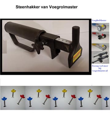 steenhakker steenkniper voegrolmaster hakker, Ophalen of Verzenden, Nieuw