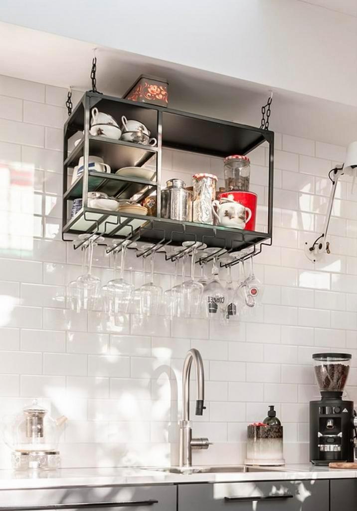 Moet weg! Hangkast / Glazenkast - Stijlvolle Opbergoplossing, Huis en Inrichting, Kasten | Wandmeubels, Gebruikt, 100 tot 150 cm