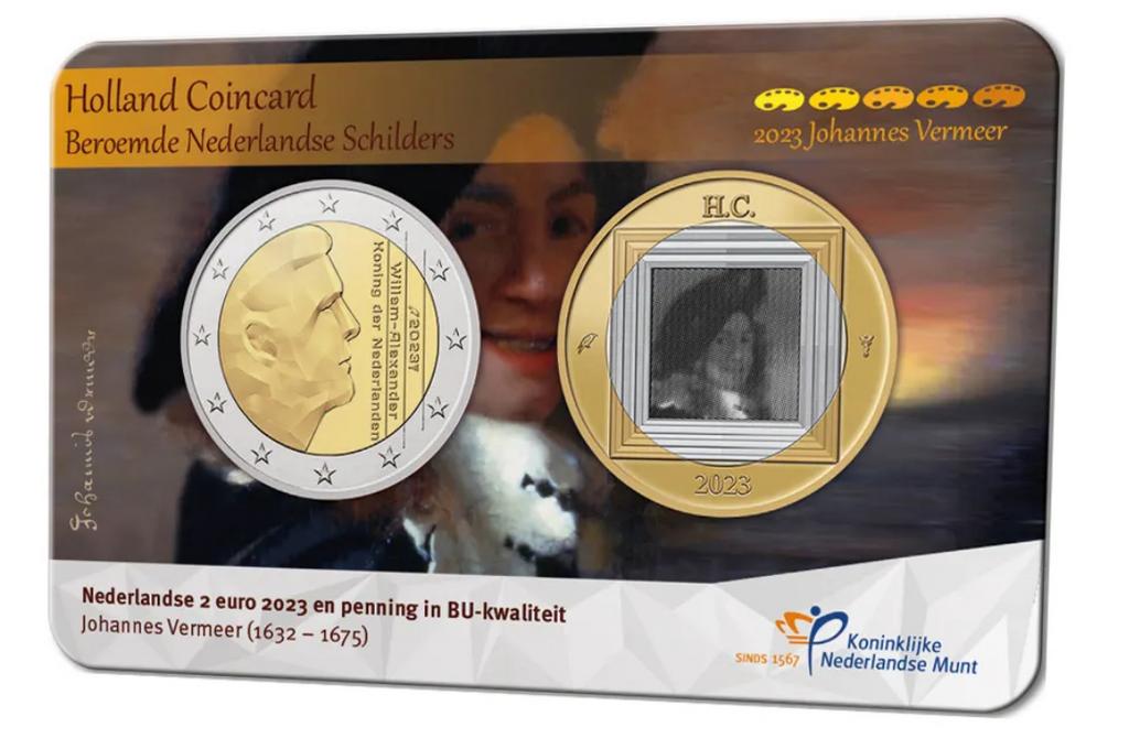 Johannes Vermeer Holland Coincard 2023, Ophalen of Verzenden, Verzamelmap
