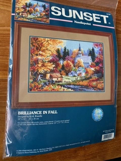 borduurpakket BRILLIANCE IN FALL dimensions marti, Ophalen of Verzenden, Nieuw, Handborduren, Borduurpakket