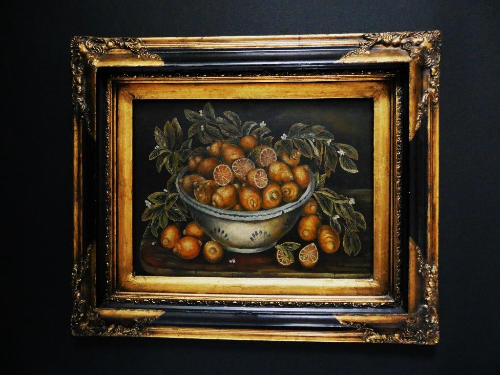 Schilderij Biggs & Sons stilleven citroenen René Tempur, Ophalen of Verzenden