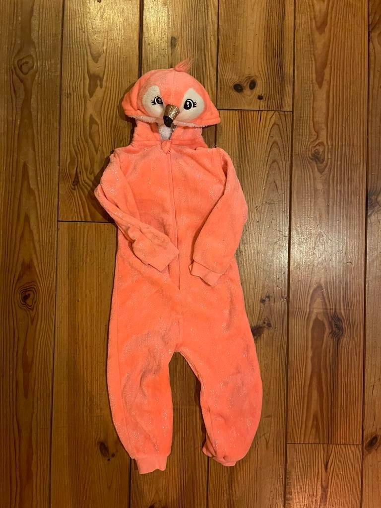 Primark onesie flamingo maat 110, Ophalen of Verzenden, Gebruikt, 110 t/m 116, Meisje